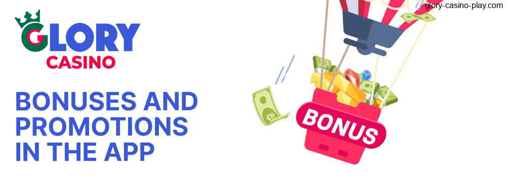 Glory Casino offers extensive bonuses and promotions