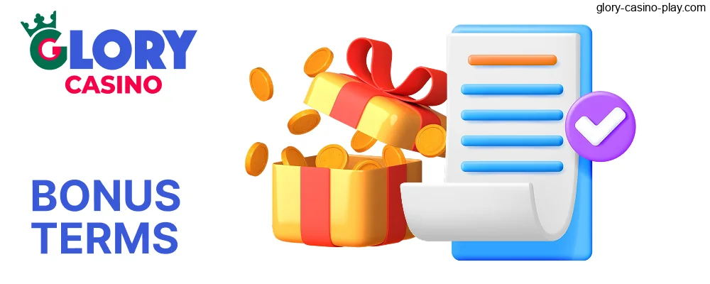 Bonus Terms and Wagering Requirements at Glory Casino