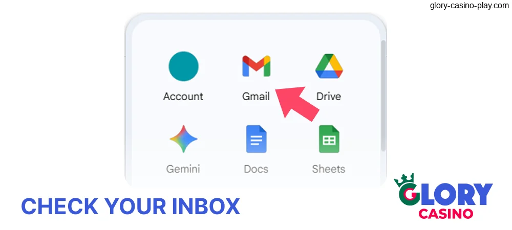 Confirm your email by clicking the link in your inbox