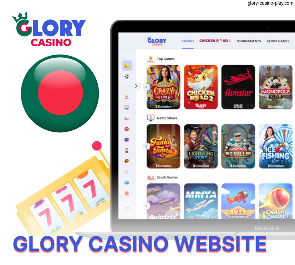 Glory Casino - an online casino in Bangladesh